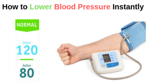 How to lower blood pressure instantly