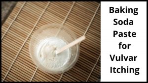 Baking soda paste for vulvar itching