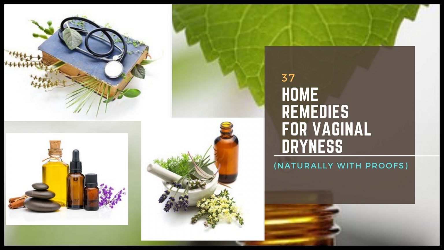 37 Home Remedies for Vaginal Dryness (Naturally with PROOFS).